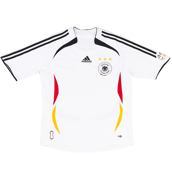 Germany home retro jersey vingate soccer uniform men's first sport top kit football shirt 2006